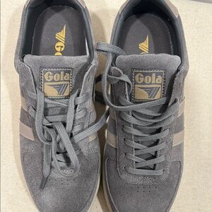 Gola Grand Slam Gray Suede Sneakers